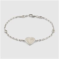 Bracelet Gucci Woman Gucci Heart in Silver YBA645546003017 - YBA645546003017